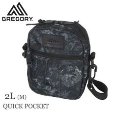 GREGORY 美國 Quick Pocket M 斜背包《闇黑印花》2L65467/側背包/腰包/