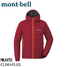 Mont-Bell 日本 男 LT SHELL PARKA 連帽風衣《紅》1106645/防風外套/