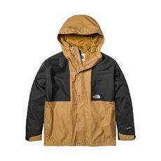 The North Face 男 DV防水外套 AP《褐/黑》5JZJ/防水透氣寬鬆連帽衝鋒衣/風雨