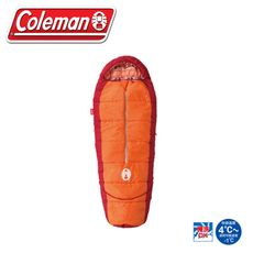 Coleman 美國 兒童可調式睡袋《橘/C4》CM-27271/露營用品/舒適睡墊/保暖睡袋/戶外