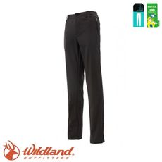 Wildland 荒野 女 SOFTSHELL保暖長褲《黑》0A12321/抗靜電/立體剪裁/彈性