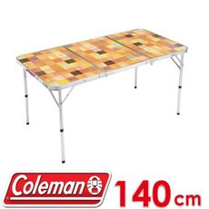 Coleman 美國 自然風抗菌摺桌/140摺疊桌/露營桌/戶外休閒桌/CM-26750