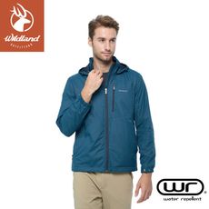 Wildland 荒野 男 輕量天鵝絨防風保暖外套 《土耳其藍》0B02942/防潑水/登山/露營