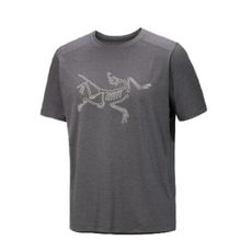 ARC'TERYX 始祖鳥 男 Cormac Logo快乾短袖圓領衫《雜黑》X000009726/登