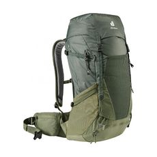 Deuter 德國 FUTURA PRO 40L 透氣網架背包《墨綠/卡其》3401321/後背包/