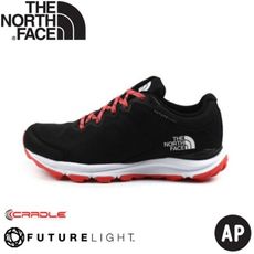 The North Face 女 FL 防水健行鞋《黑粉/橘》4OA6/防水透氣野跑鞋/慢跑鞋/健行