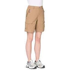 Wildland 荒野 女 彈性solid point山系6袋短褲《小麥色》0B31383/機能褲/
