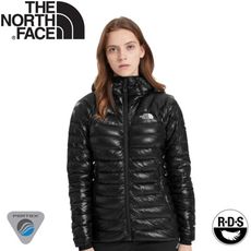 The North Face 女 Summit Perex 連帽羽絨外套《黑》3SPS/羽絨衣/保暖