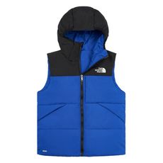 The North Face 兒童 600FP 羽絨保暖背心《藍黑》89XR/登山/戶外/雙面穿/連