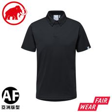 MAMMUT 長毛象 男 Active Polo Shirt AF 針織Polo短袖上衣《黑》101