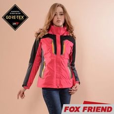 FOX FRIEND 女 GORE-TEX 二件式外套《粉桃》1124/羽絨外套/防水外套/出國旅遊