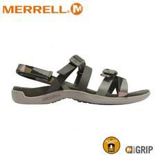MERRELL 美國 女 DISTRICT 3 BACKSTRAP WEB 涼鞋《青苔綠》ML004