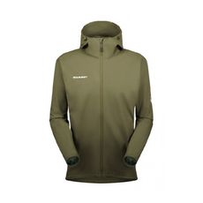 MAMMUT 長毛象 男 GRANITE SO Hooded Jacket AF 軟殼風衣《綠鬣蜥》