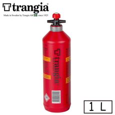 Trangia 瑞典 Fuel Bottle 1.0L 燃料瓶《經典紅》506010/汽油瓶/燃油罐