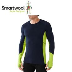 美國 SmartWool 男Phd機能輕量長袖衫《深海軍藍》SW0SO932/長袖衛生衣/登山健行/