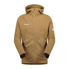 MAMMUT 長毛象 男 Macun 2.0 SO Hooded AF 軟殼連帽外套《深沙褐》101