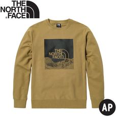 The North Face 男 保暖長袖上衣AP《卡其》7QV1/圓領長T/大學T/休閒長袖