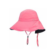 Wildland 荒野 女 抗UV印花雙面優雅遮陽帽《蜜桃紅》WH1065/防曬帽/圓盤帽/登山帽