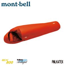 Mont-Bell 日本 Seamless Hugger 800 #1 無隔間羽絨睡袋《橘》1121