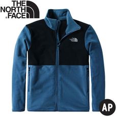 The North Face 男 TKA200 ZIP-IN可套式 刷毛保暖外套AP《灰藍》4NA3