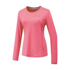 Mountneer 山林 女 膠原蛋白長袖上衣《深粉紅》41P42/排汗衣/薄長袖/運動衫