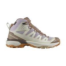 SALOMON 索羅門 女 X ULTRA 360 EDGE GTX 中筒登山鞋《紫/白/棕》L47