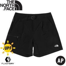 The North Face 女 排汗透氣可調節腰帶短褲AP《黑》5JX4/休閒短褲/排汗短褲