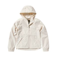 The North Face 女 DV防水連帽衝鋒衣 AP《白》81NX/防水外套/防風外套/連帽外