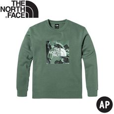 The North Face 男 保暖套頭衫 AP《綠》5AZJ/排汗衣/圓領長袖/休閒上衣/大學T