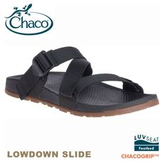 CHACO 美國 男 LOWDOWN SLIDE休閒拖鞋《黑》CH-LSM01H405/休閒涼鞋