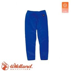 Wildland 荒野 童 遠紅外線彈性保暖褲《中藍》W2681/刷毛/保暖內層/ 吸濕快乾