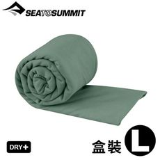 Sea To Summit 澳洲 口袋型快乾毛巾 L《盒裝/鼠尾草綠》ACP071051/吸水毛巾/