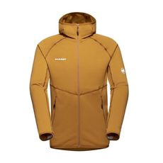 MAMMUT 長毛象 男 Aconcagua ML Hooded 透氣快乾刷毛連帽外套《獵豹褐》10