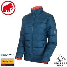 MAMMUT 女Whitehorn IN Jkt正反兩穿羽絨外套《水鴨藍/椒橙》1013-01090