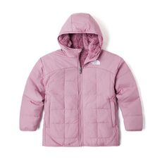 The North Face 童 雙面化纖刷毛保暖外套《紫紅》88UB/登山/防風/防潑水/連帽