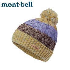 Mont-Bell 日本 CABLE KNIT WATCH CAP保暖帽《黃》1118583/針織帽