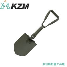 KAZMI 韓國 KZM 多功能折疊工兵鏟 K7T3F004/露營工具/鏟子/鋤頭/鎬/園藝