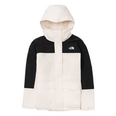 The North Face 女 DV防水兩件式刷毛外套 AP《米白》89YJ/防風外套/衝鋒衣/連