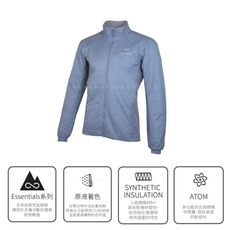 ARC'TERYX 始祖鳥 男 Atom 化纖外套《雲層藍》X000007349/保暖外套/立領夾克