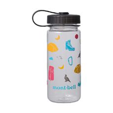 Mont-Bell 日本 PRINT CLEAR BOTTLE 0.5L #1印花透明水瓶《透明》1