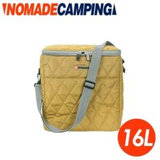 NOMADE 16L肩背菱格保冷袋《黃》N-7151/環保袋/保冷袋/野餐/露營