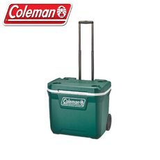 Coleman 美國 47.3L XTREME 拉桿冰箱《永恆綠》CM-37235/保冷保冰箱/冰筒