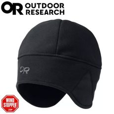 Outdoor Research 美國 WIND WARRIOR防風透氣保暖護耳帽《黑》243548