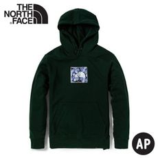 The North Face 男 LOGO 連帽T恤《深綠》4NF8/連帽上衣/休閒長袖/運動衫/潮