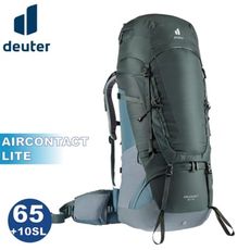 Deuter 德國 AIRCONTACT LITE 65+10SL 拔熱式透氣背包《橄欖綠/湖藍》3