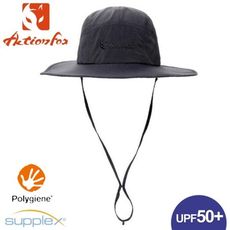 ActionFox 挪威 抗UV遮陽帽《黑》631-5138/防曬帽/圓盤帽/透氣/登山/園藝