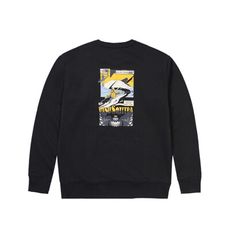 The North Face 男女 寬鬆版圓領印花長袖上衣 AP《黑》8ATH/短T/印花T/圓領T