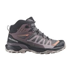 SALOMON 索羅門 女 X ULTRA 360 GTX 中筒登山鞋《李子紫/幻灰/棕》47448