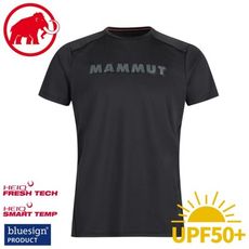 MAMMUT 長毛象 Splide Logo T-Shirt 男短袖衫《黑》1017-00222/休