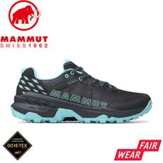 MAMMUT 長毛象 女 Sertig II 低筒健行鞋《黑/冰冷霜》3030-04290/機能鞋/